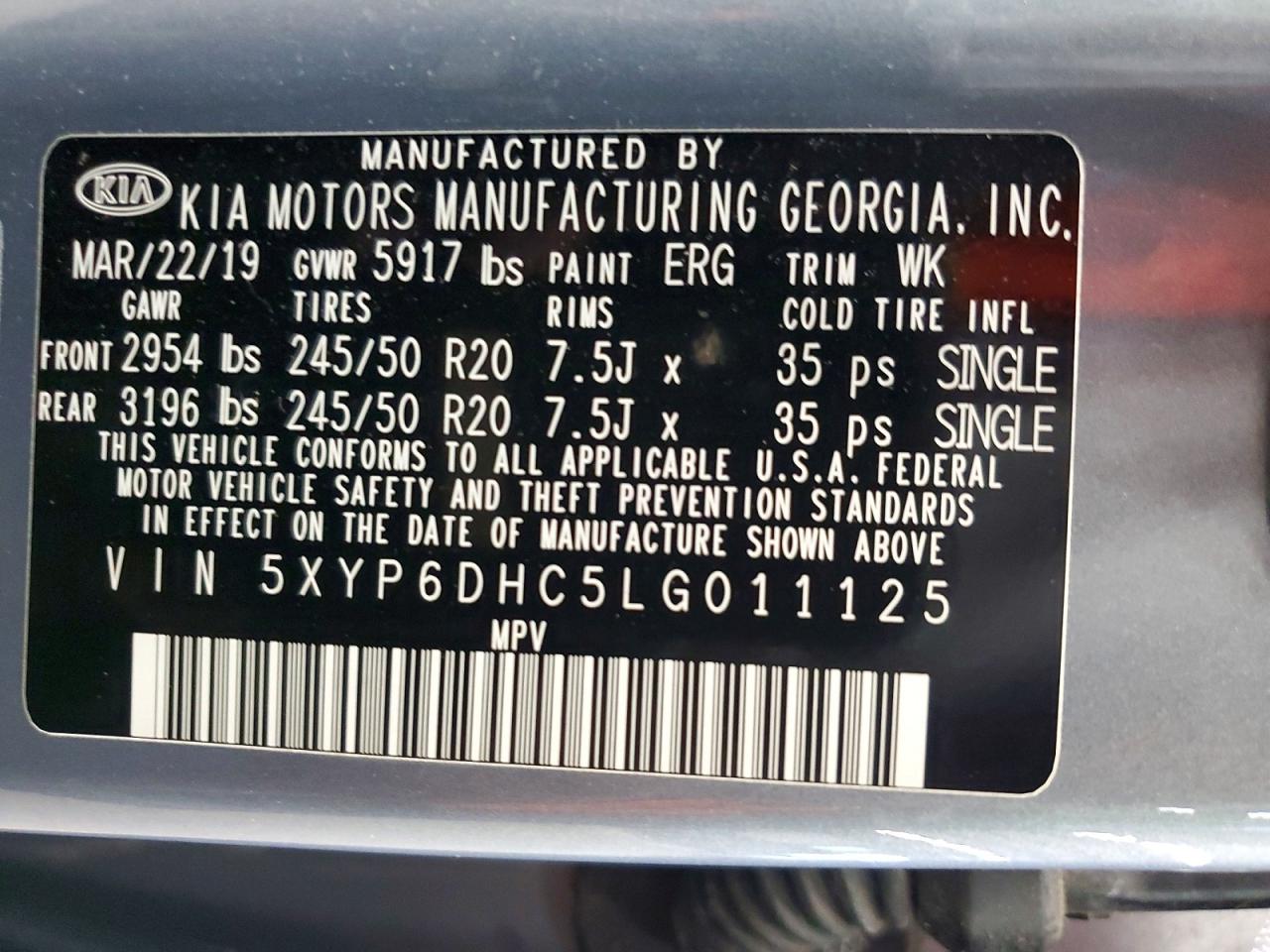 2020 KIA TELLURIDE