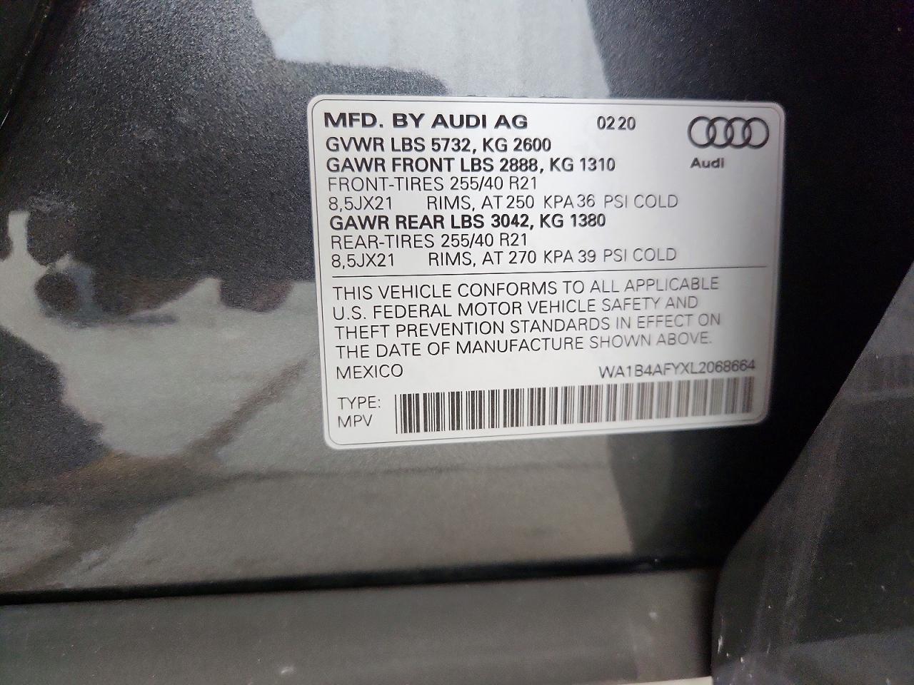 2020 AUDI SQ5
