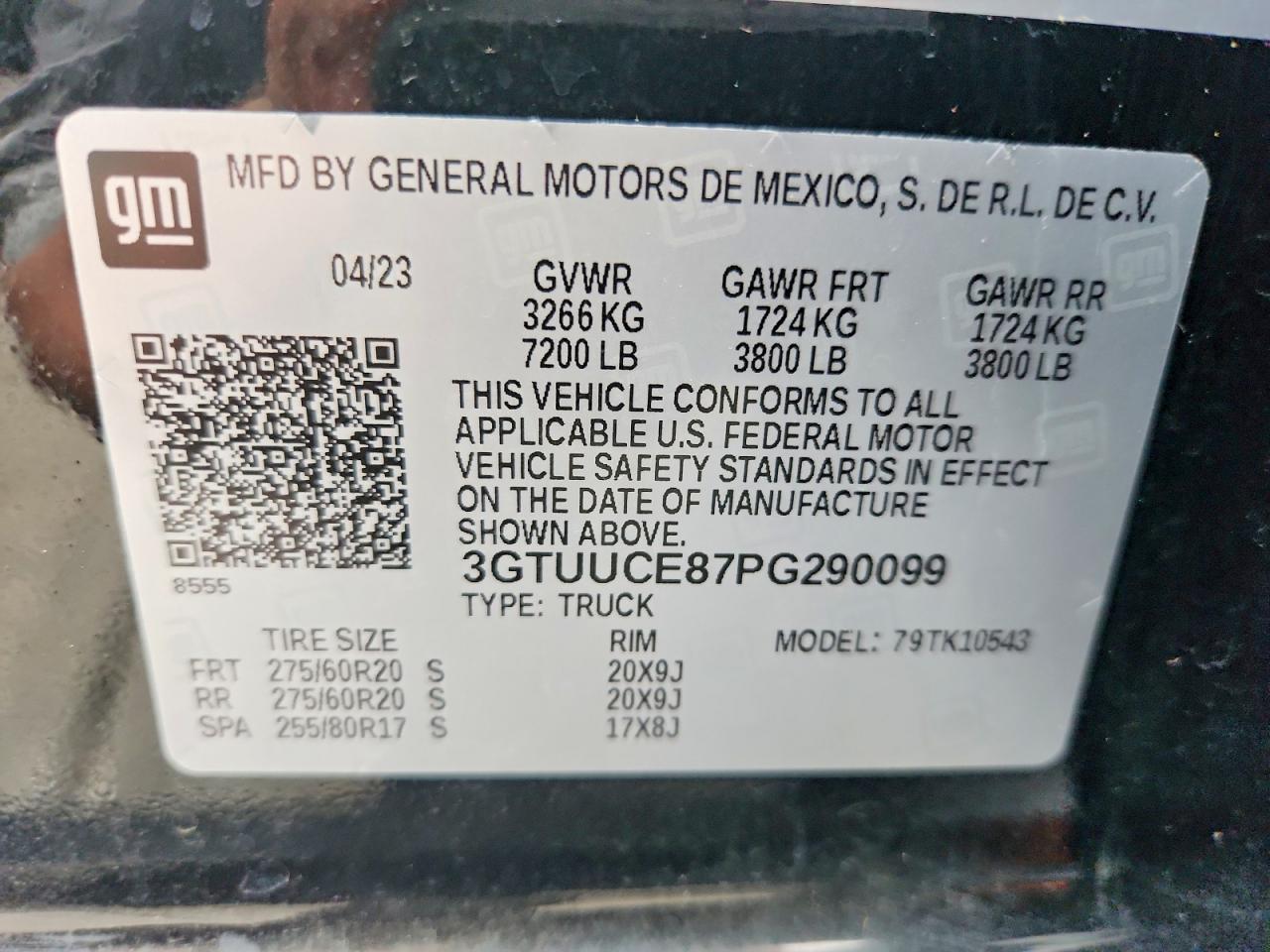 2023 GMC SIERRA