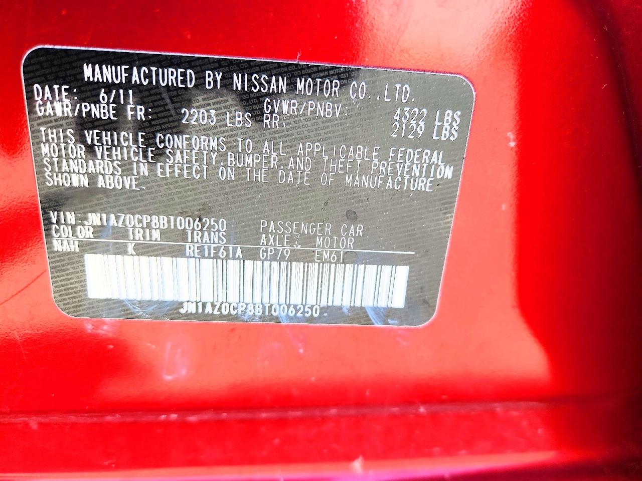 2011 NISSAN LEAF