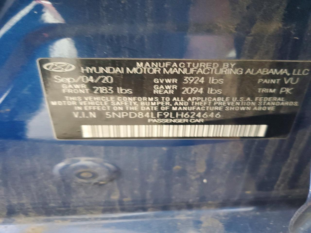 2020 HYUNDAI ELANTRA
