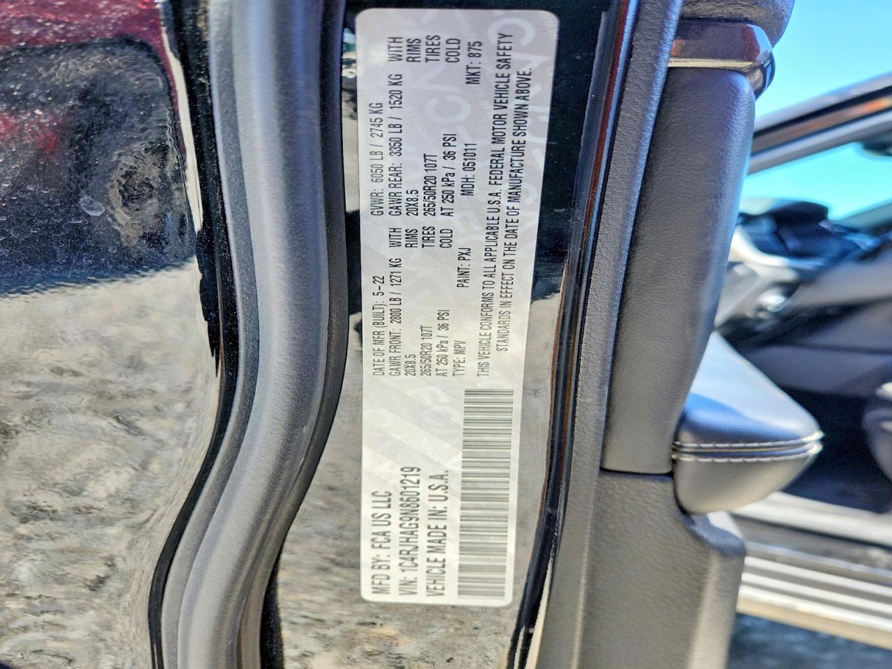 2022 JEEP CHEROKEE