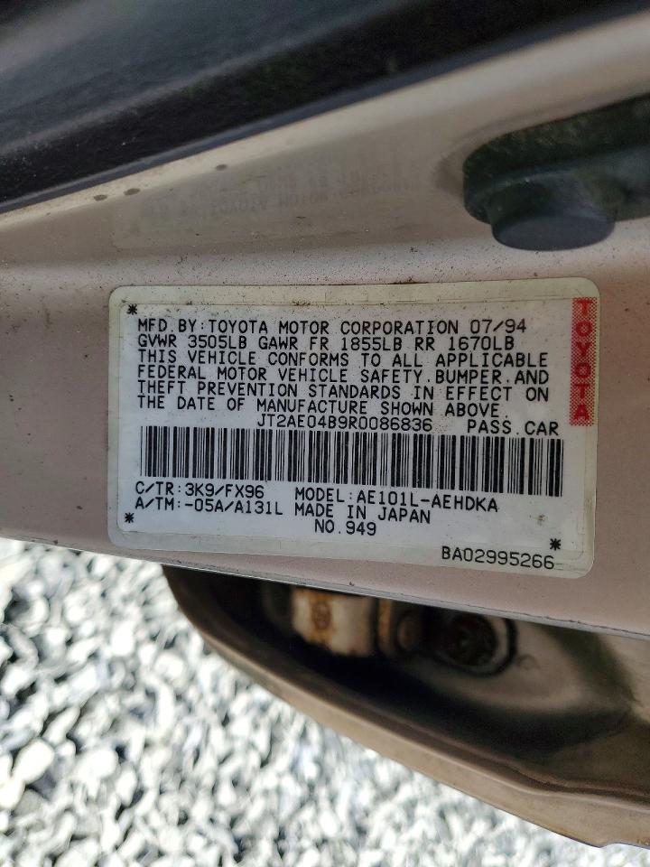 1994 TOYOTA COROLLA