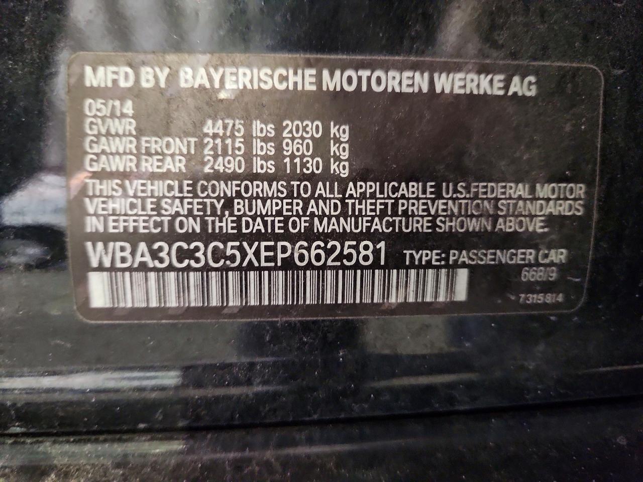2014 BMW 3 SERIES