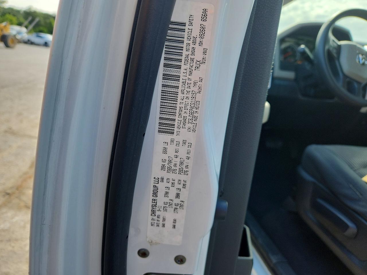 2012 DODGE RAM 1500