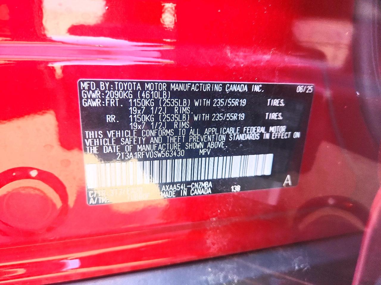 2025 TOYOTA RAV4
