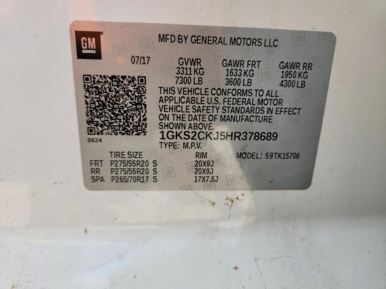 2017 GMC YUKON