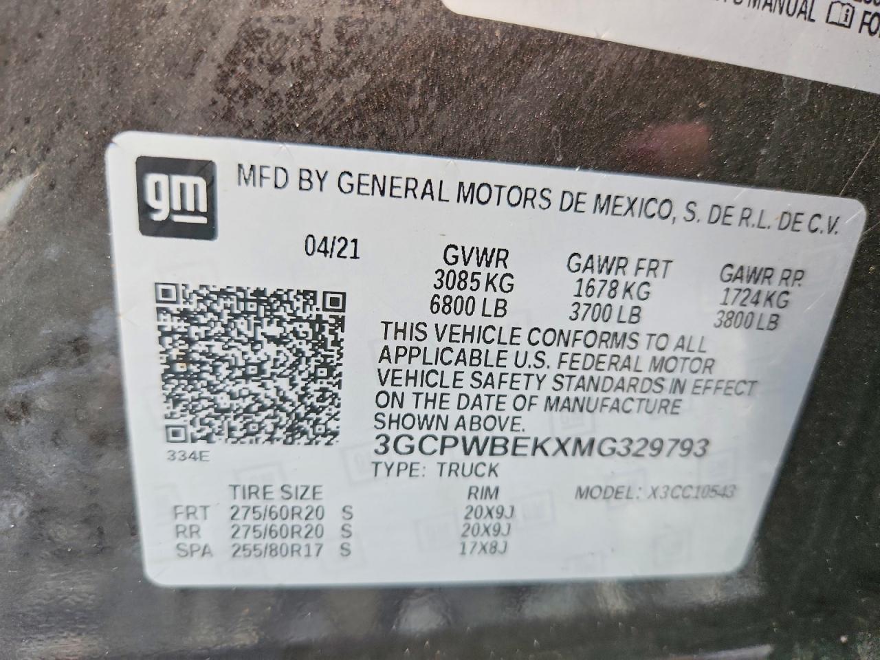 2021 CHEVROLET SILVERADO