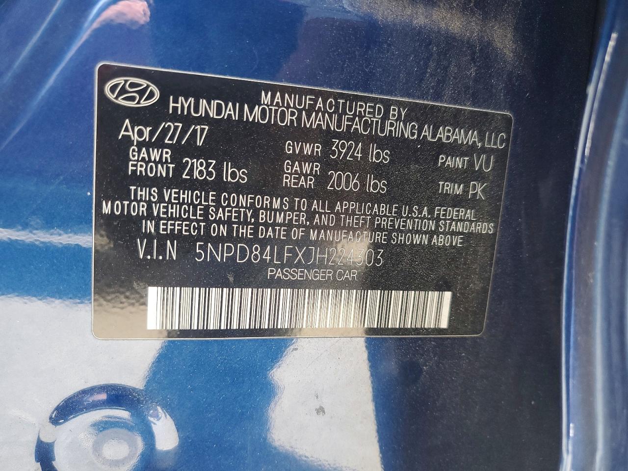 2018 HYUNDAI ELANTRA