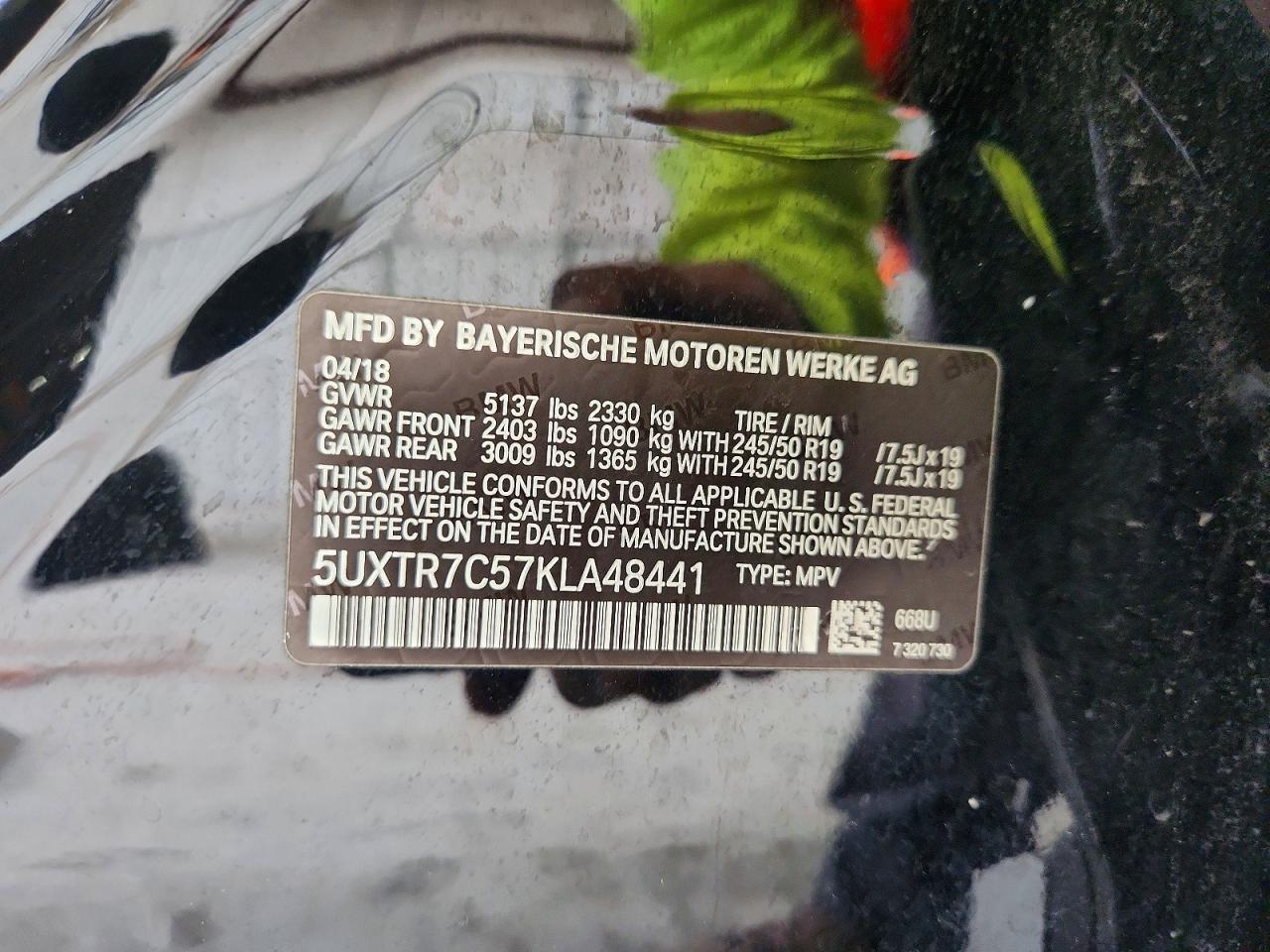 2019 BMW X3