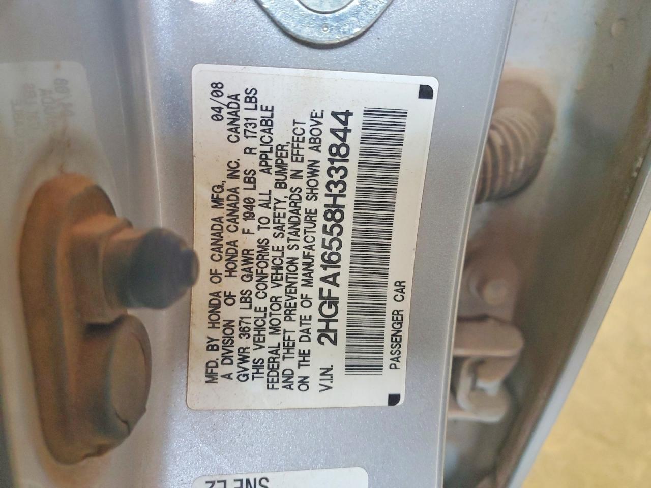 2008 HONDA CIVIC
