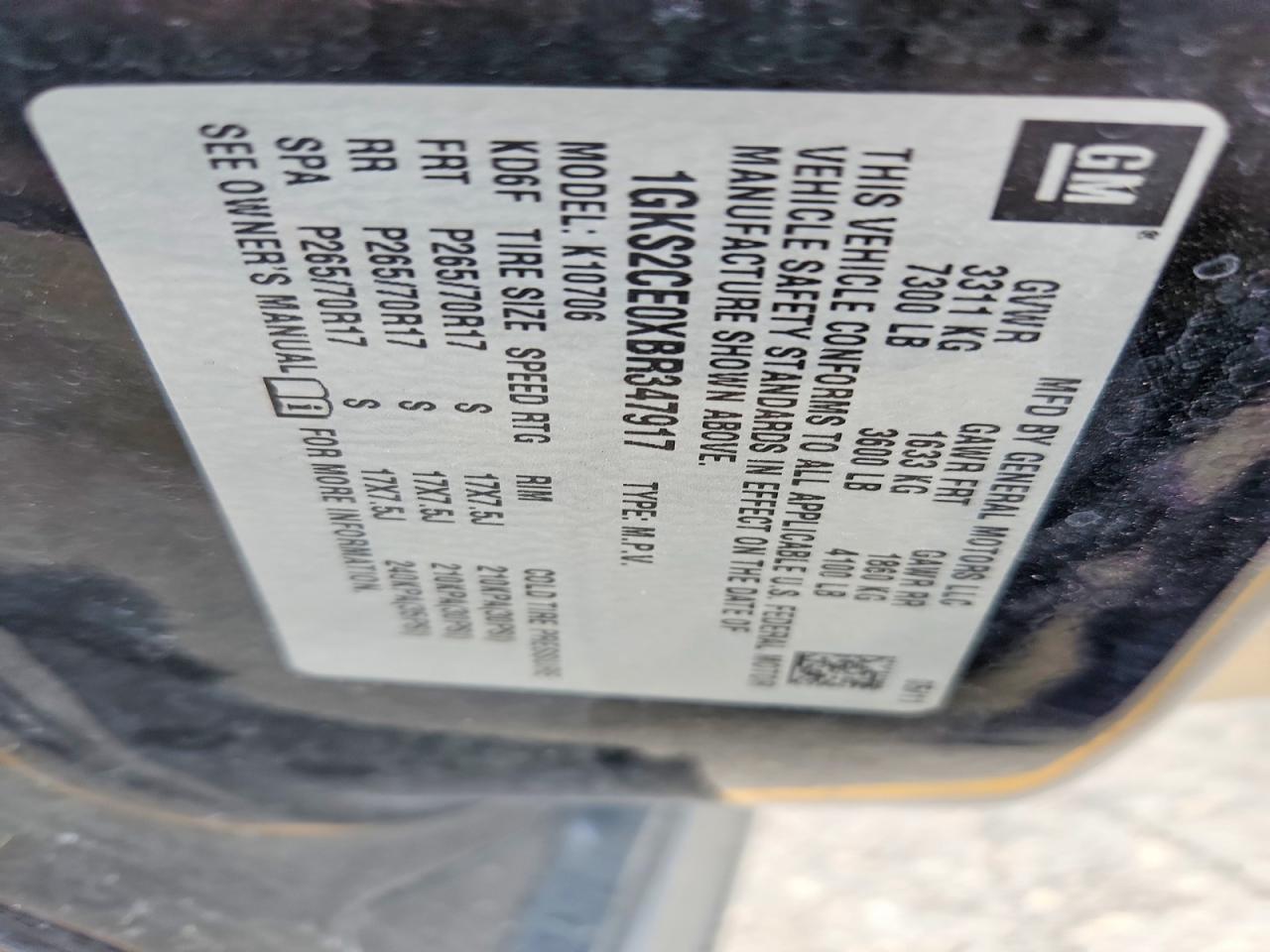 2011 GMC YUKON