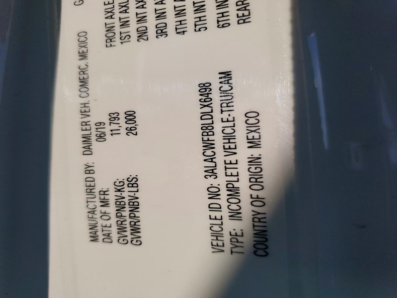 2020 FREIGHTLINER ALL OTHER
