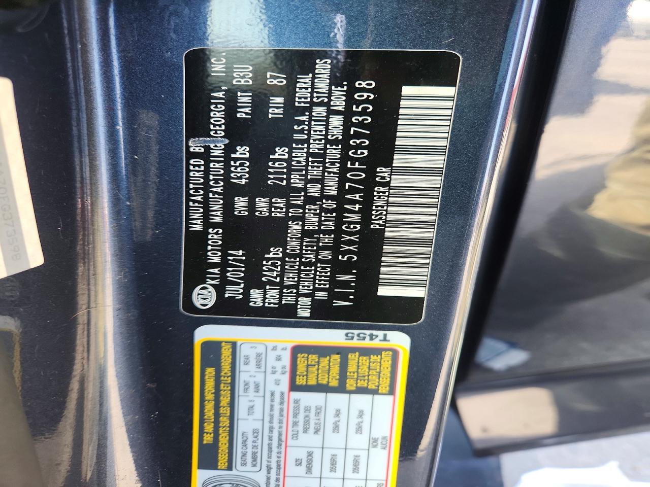 2015 KIA OPTIMA