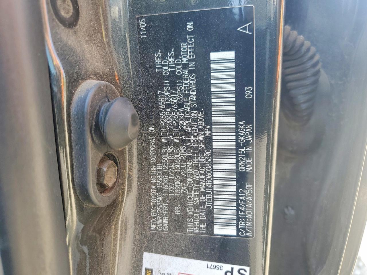 2006 TOYOTA 4RUNNER