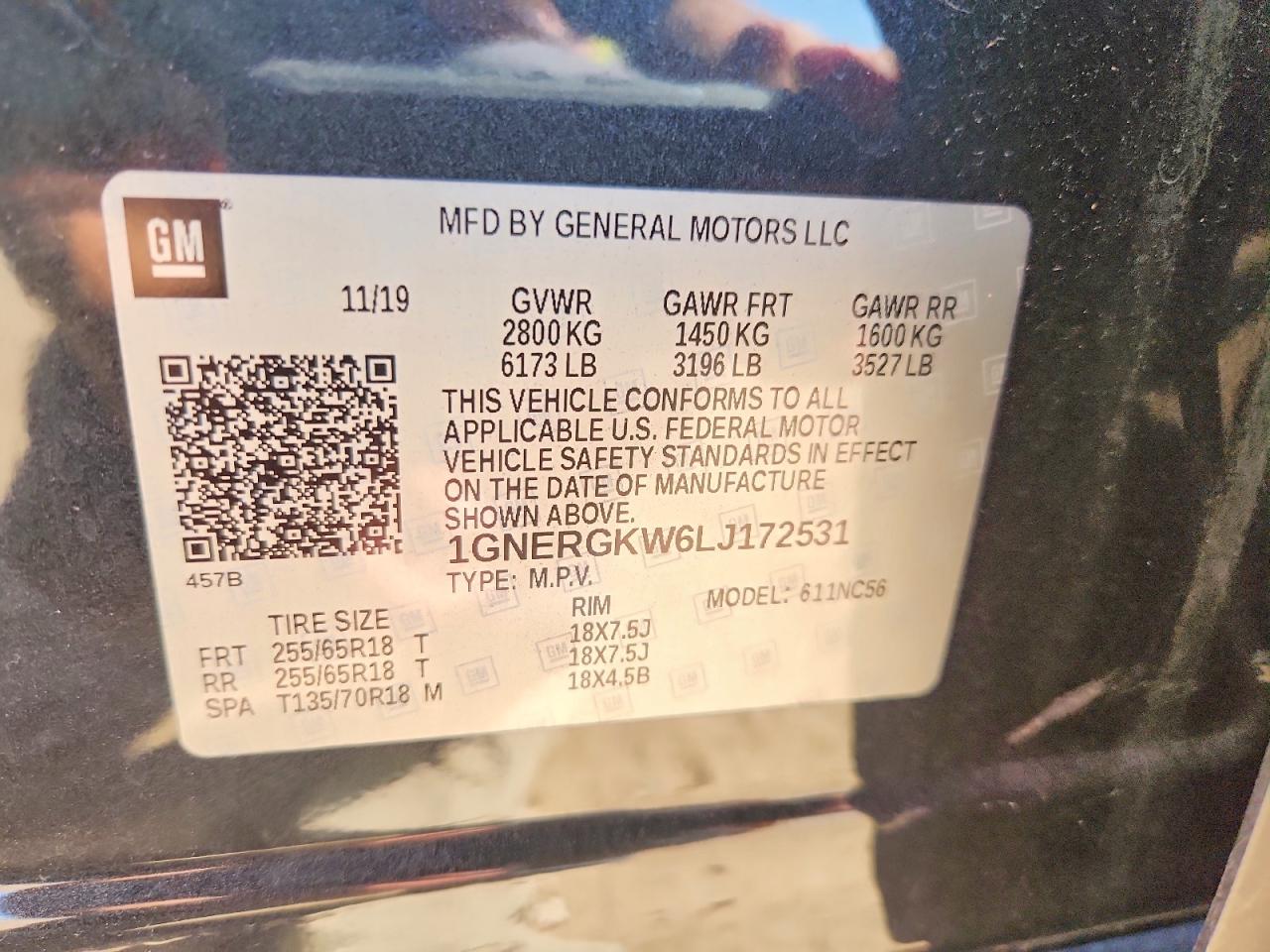 2020 CHEVROLET TRAVERSE