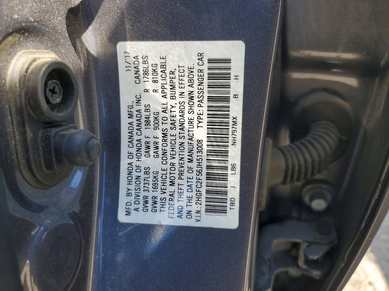 2018 HONDA CIVIC