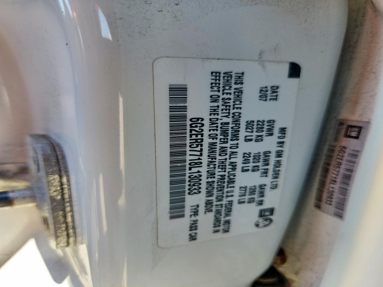 2008 PONTIAC G8