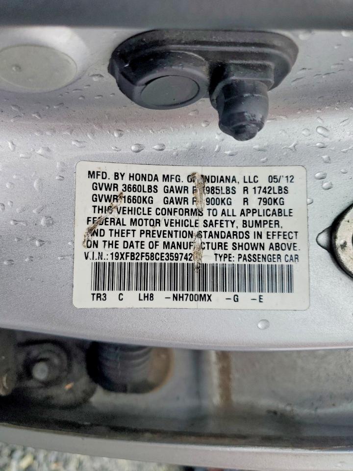 2012 HONDA CIVIC