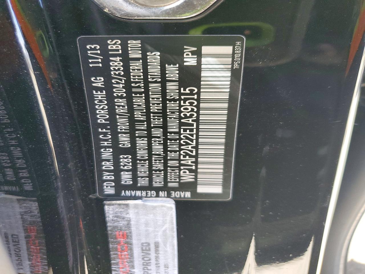 2014 PORSCHE CAYENNE