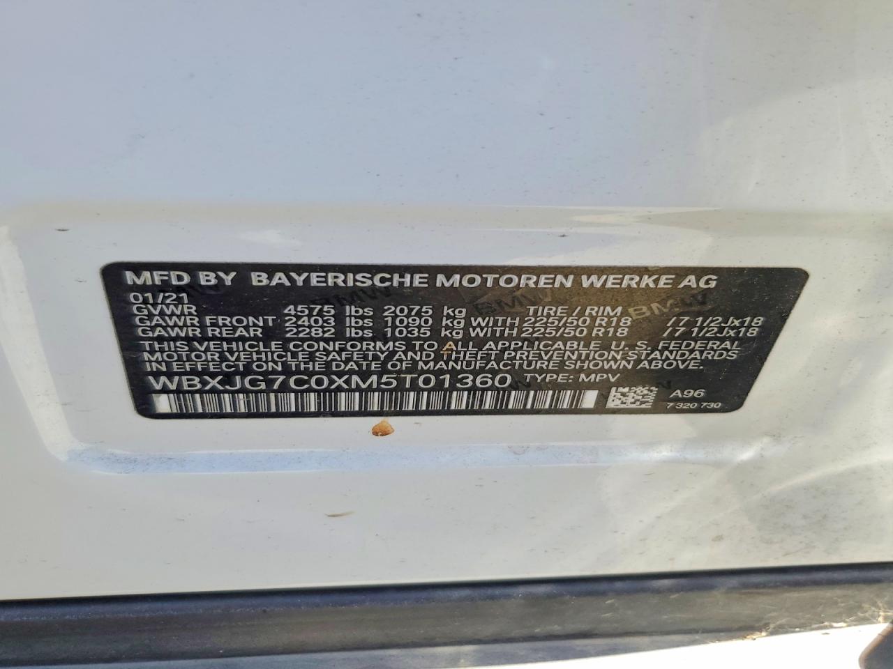 2021 BMW X1