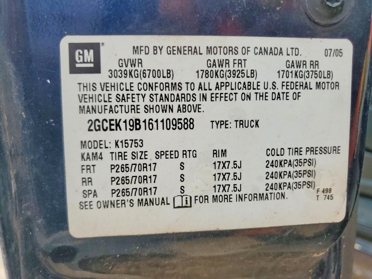 2006 CHEVROLET SILVERADO