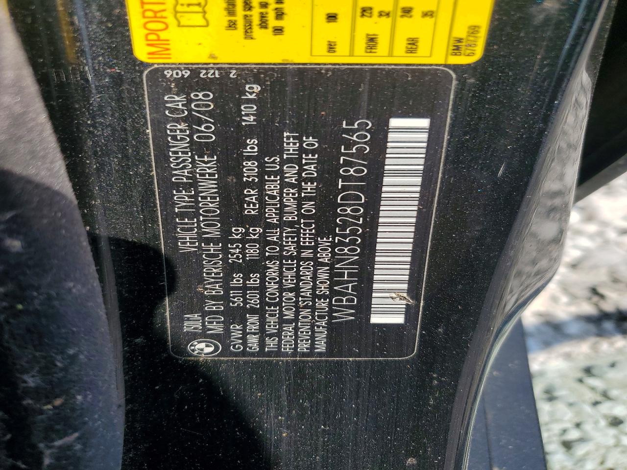 2008 BMW 7 SERIES