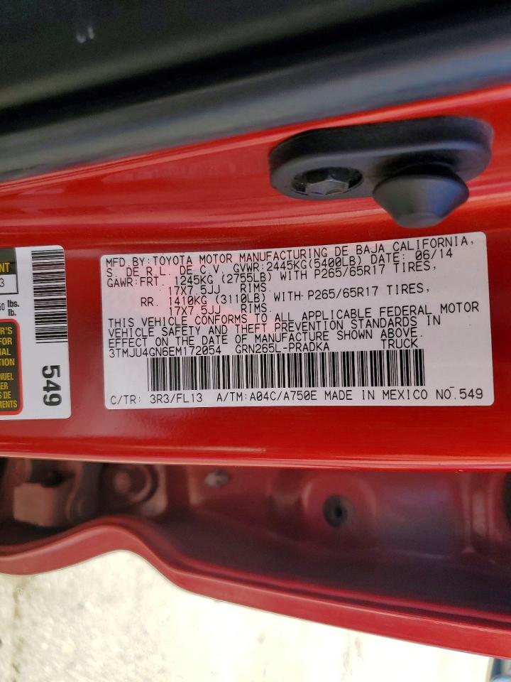 2014 TOYOTA TACOMA