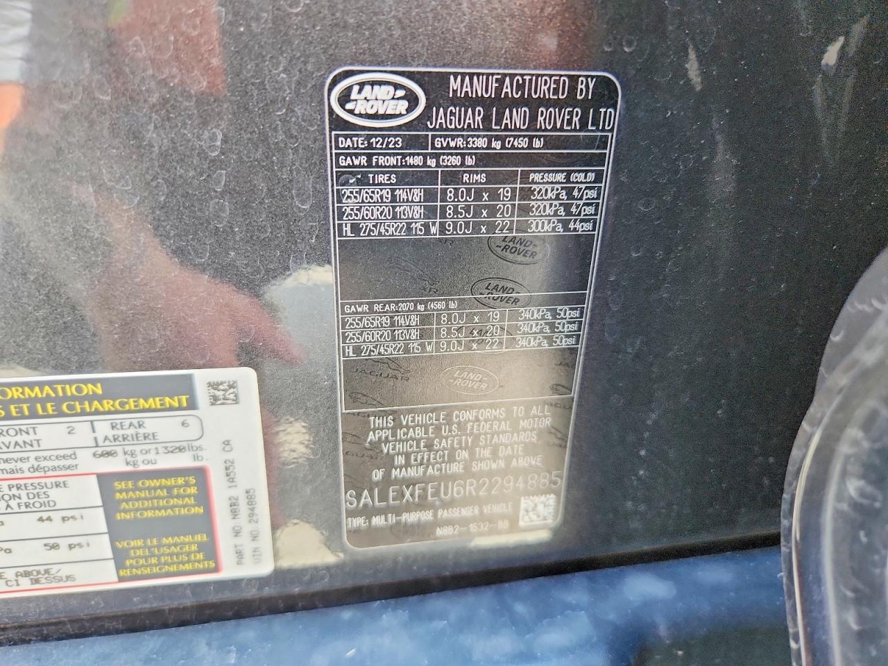 2024 LAND ROVER DEFENDER