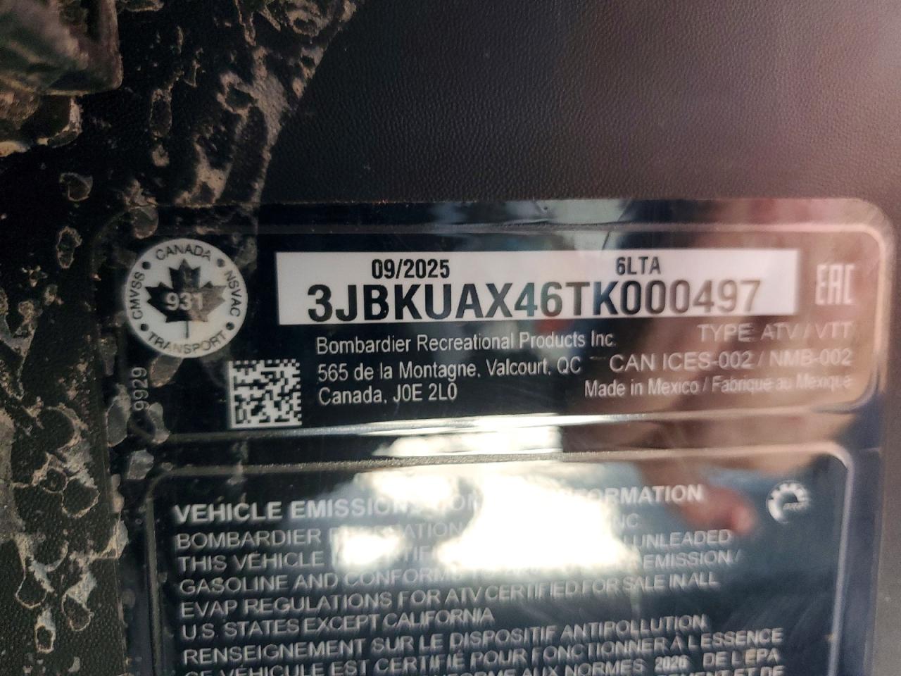 2026 CAN-AM ATV