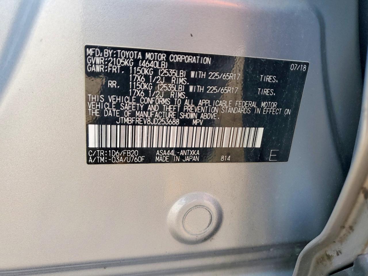 2018 TOYOTA RAV4