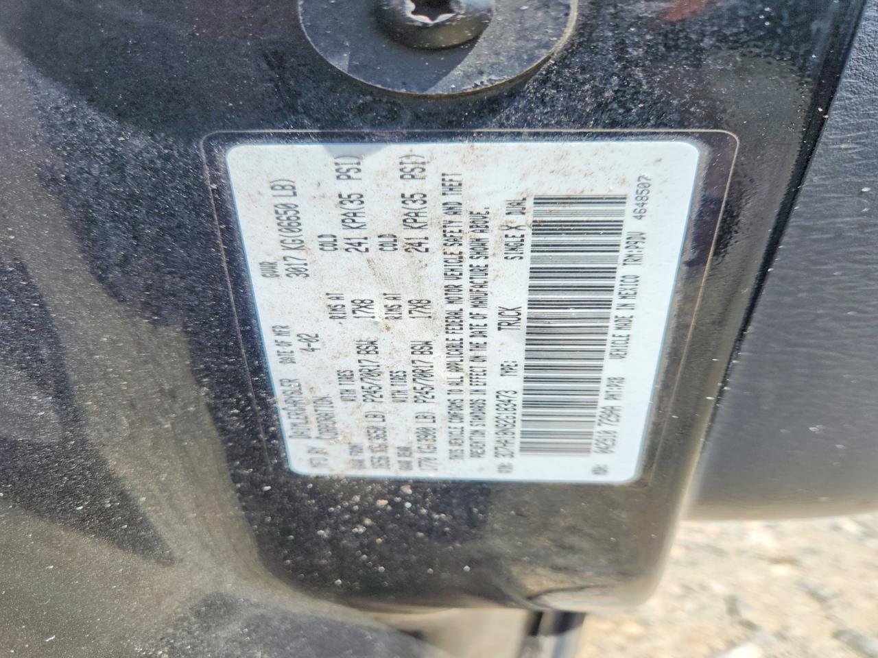 2002 DODGE RAM 1500