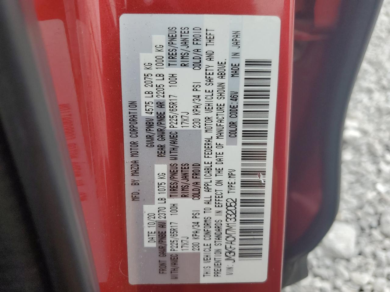2021 MAZDA CX-5