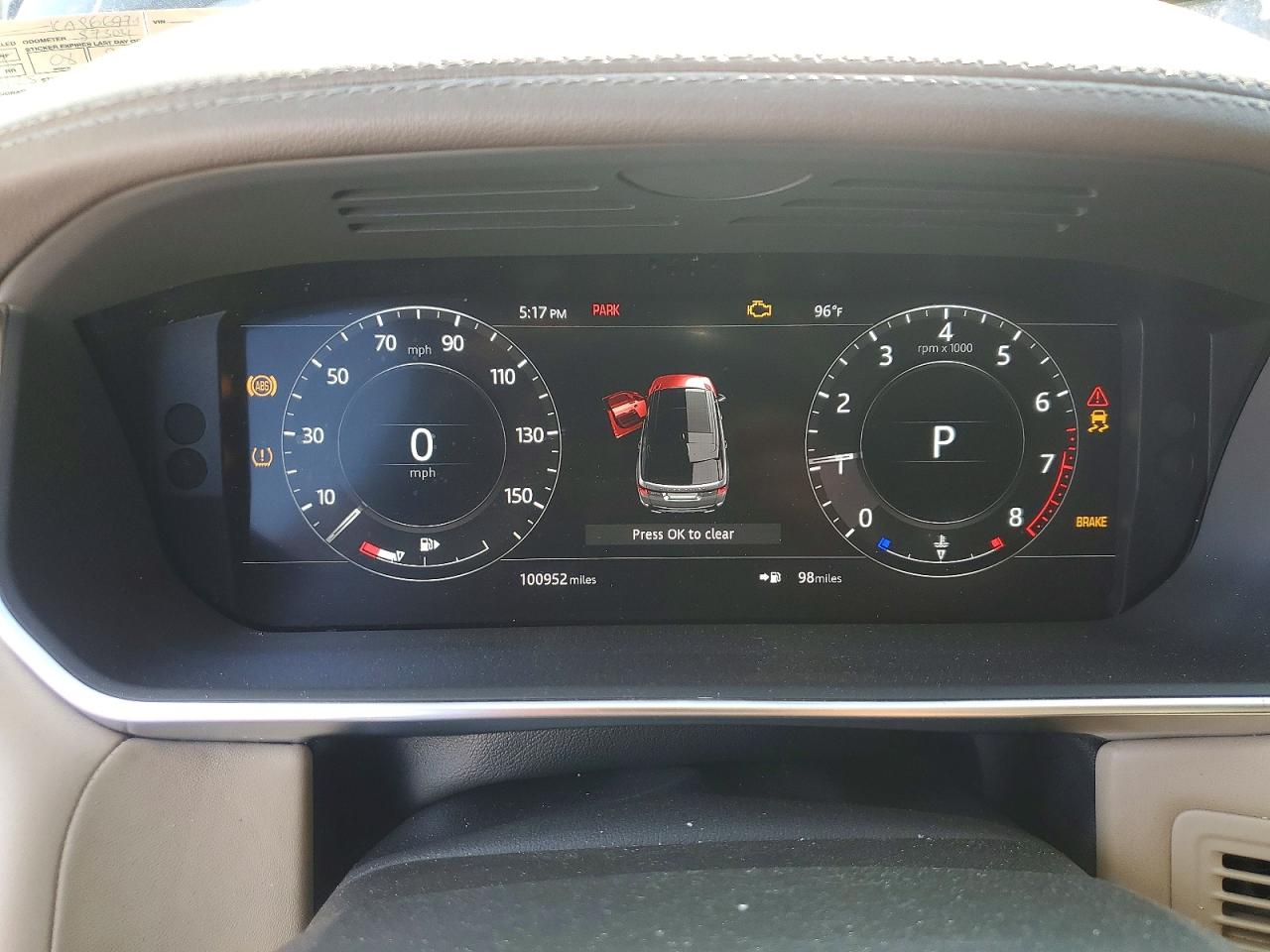 2019 LAND ROVER RANGEROVER