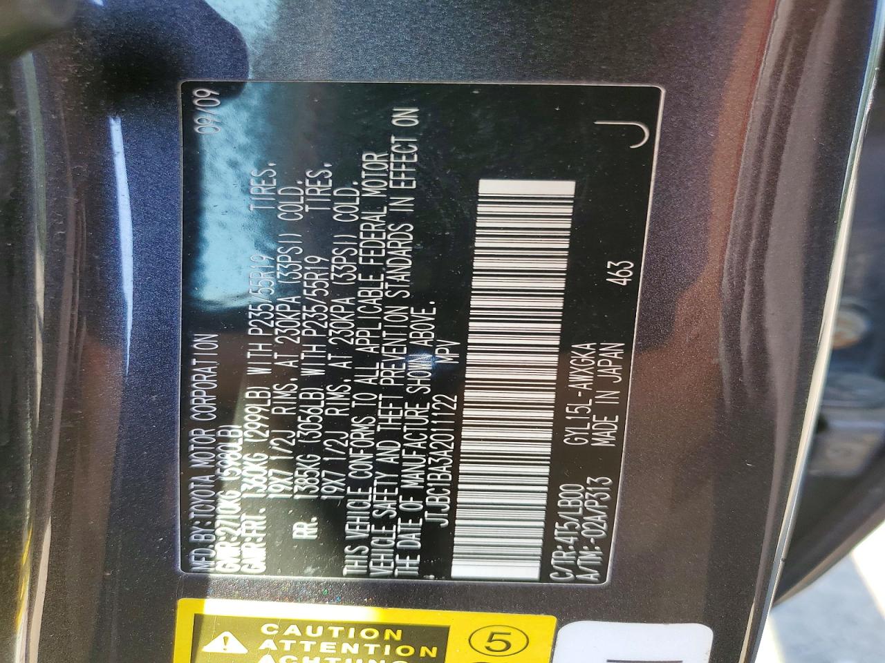 2010 LEXUS RX450