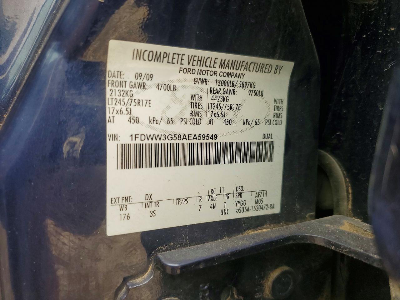 2010 FORD F350
