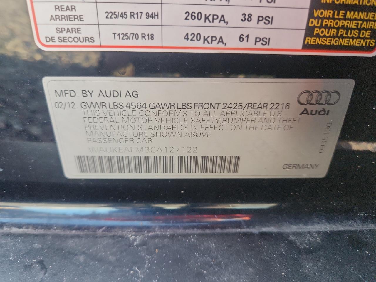 2012 AUDI A3
