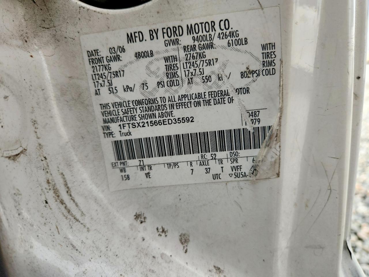 2006 FORD F250