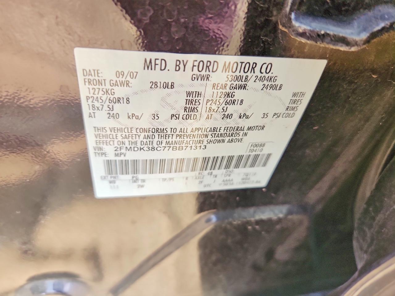 2007 FORD EDGE
