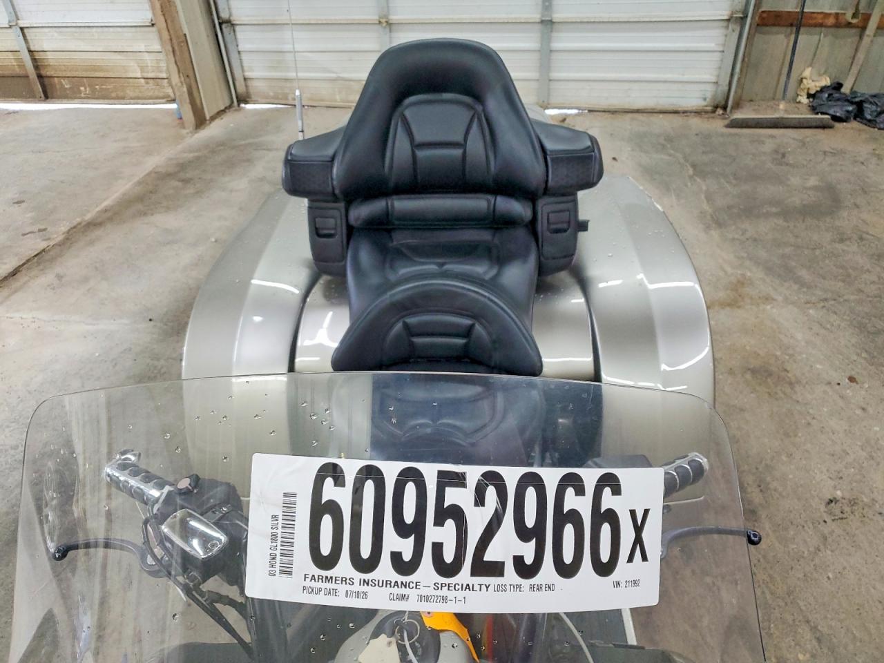 2003 HONDA GL CYCLE