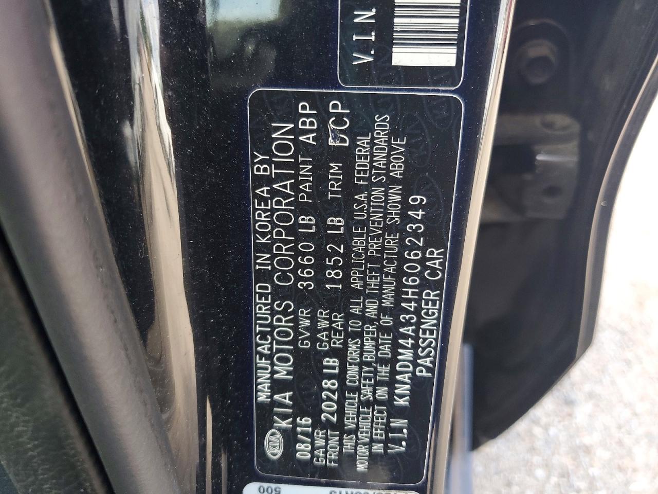 2017 KIA RIO