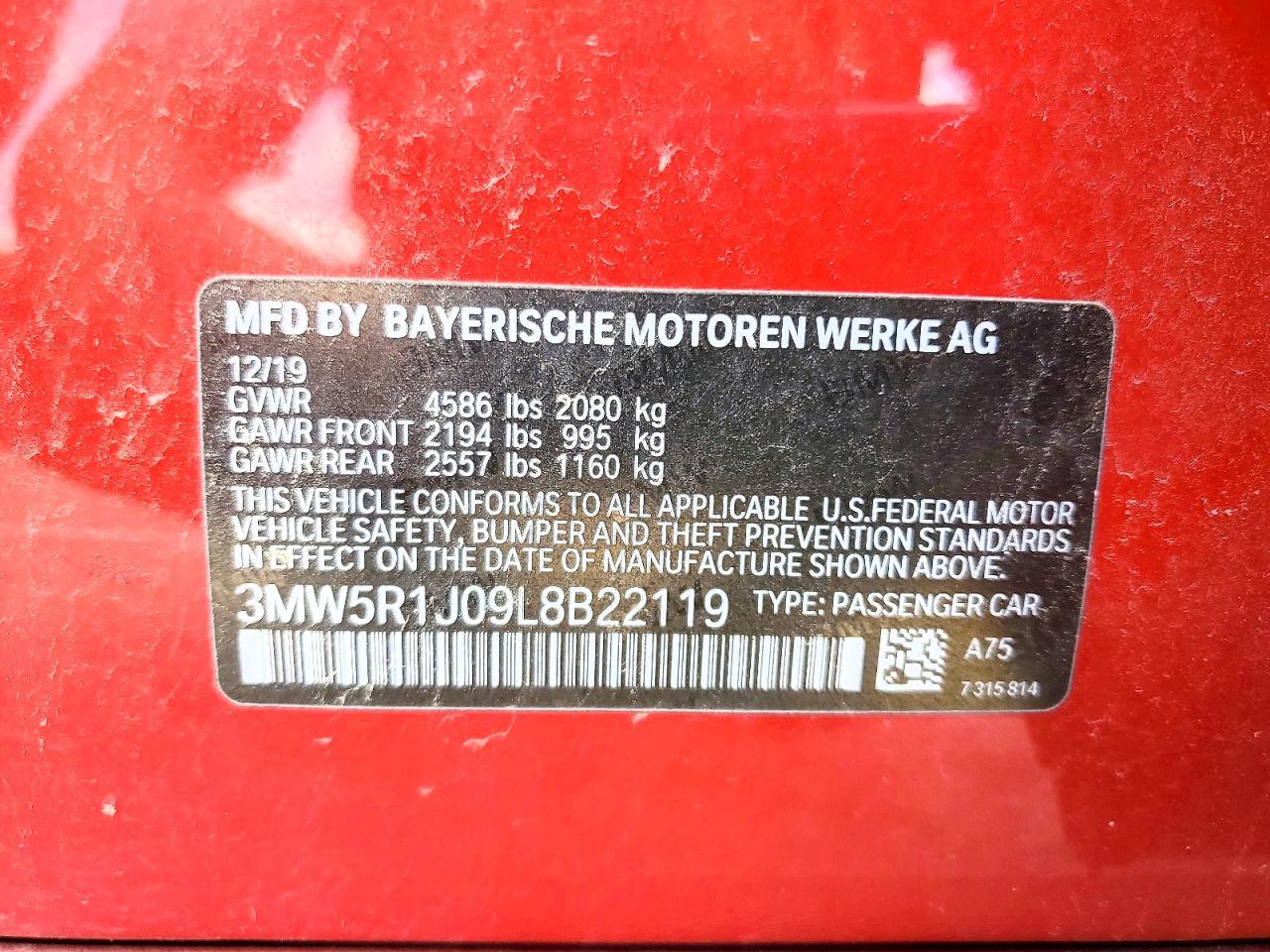 2020 BMW 3 SERIES