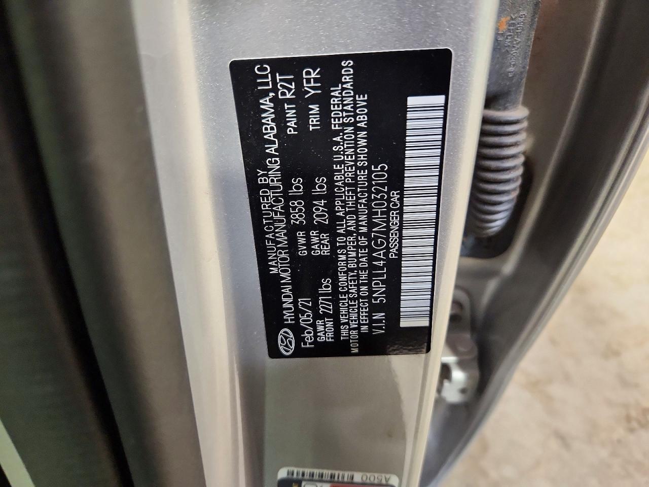 2021 HYUNDAI ELANTRA