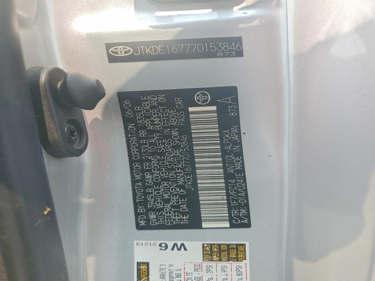 2007 SCION TC
