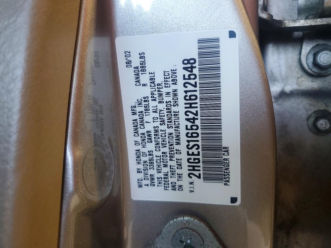2002 HONDA CIVIC