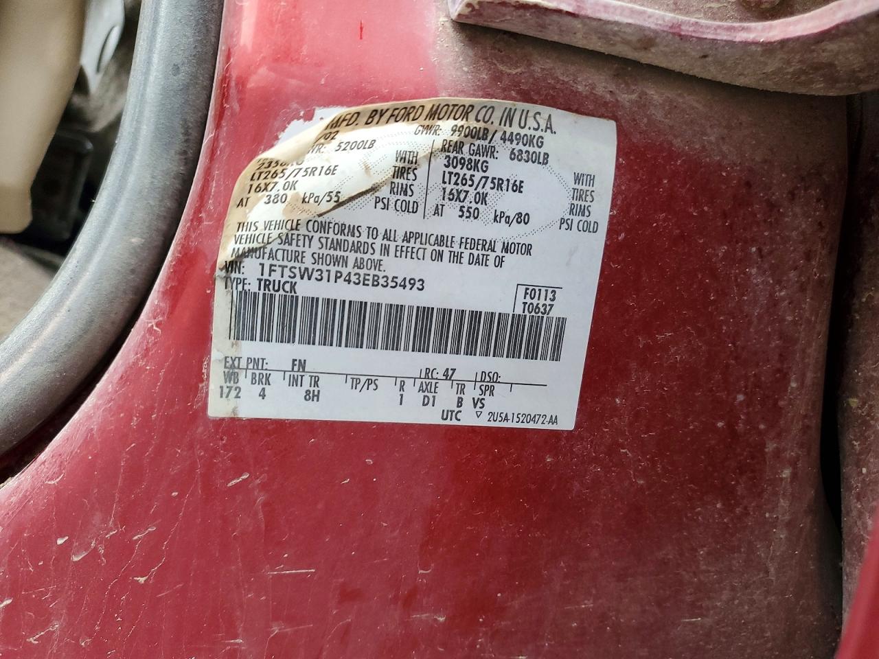 2003 FORD F350
