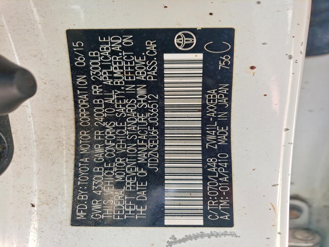 2015 TOYOTA PRIUS