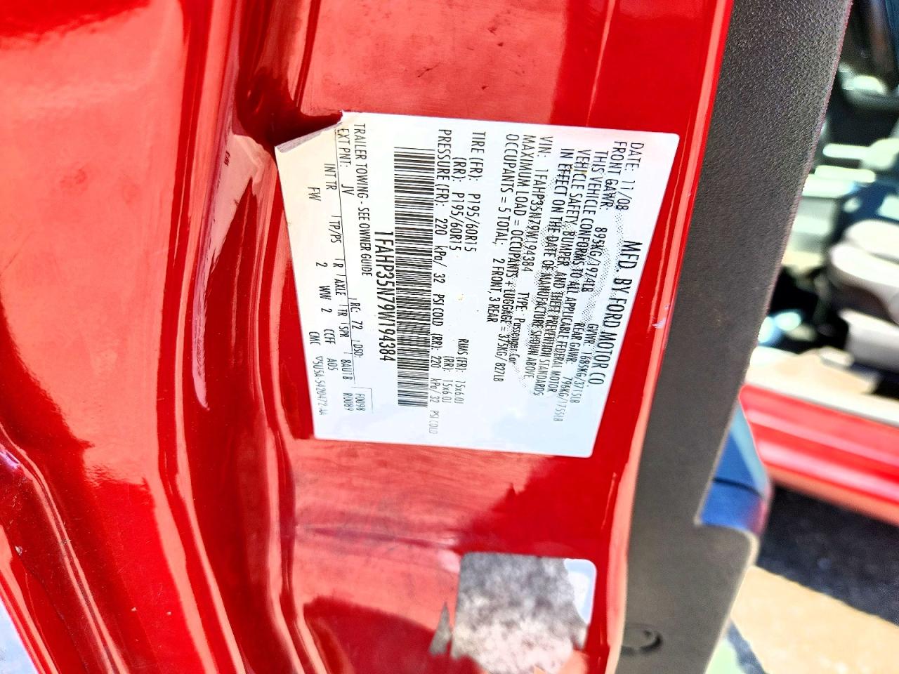 2009 FORD FOCUS