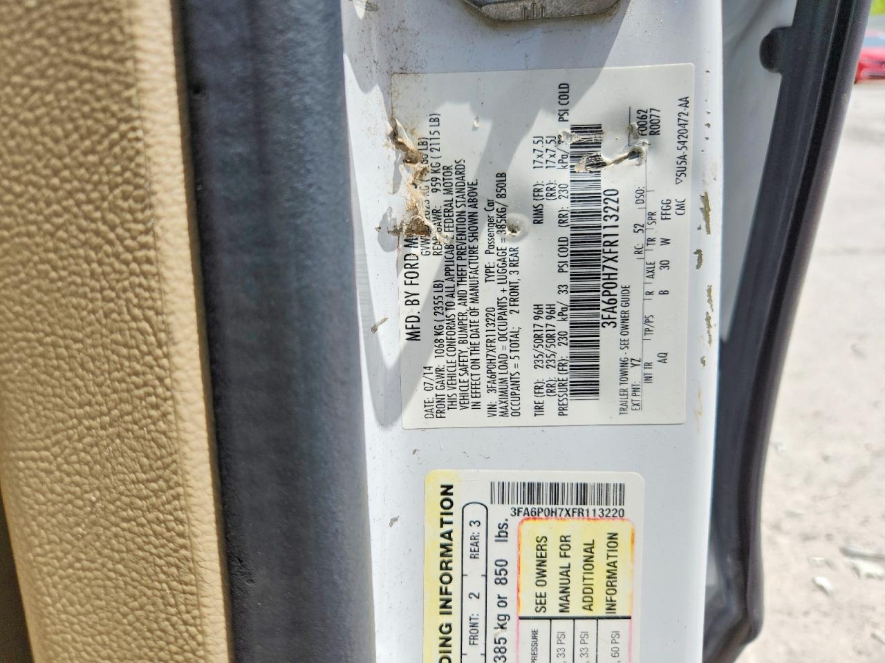 2015 FORD FUSION