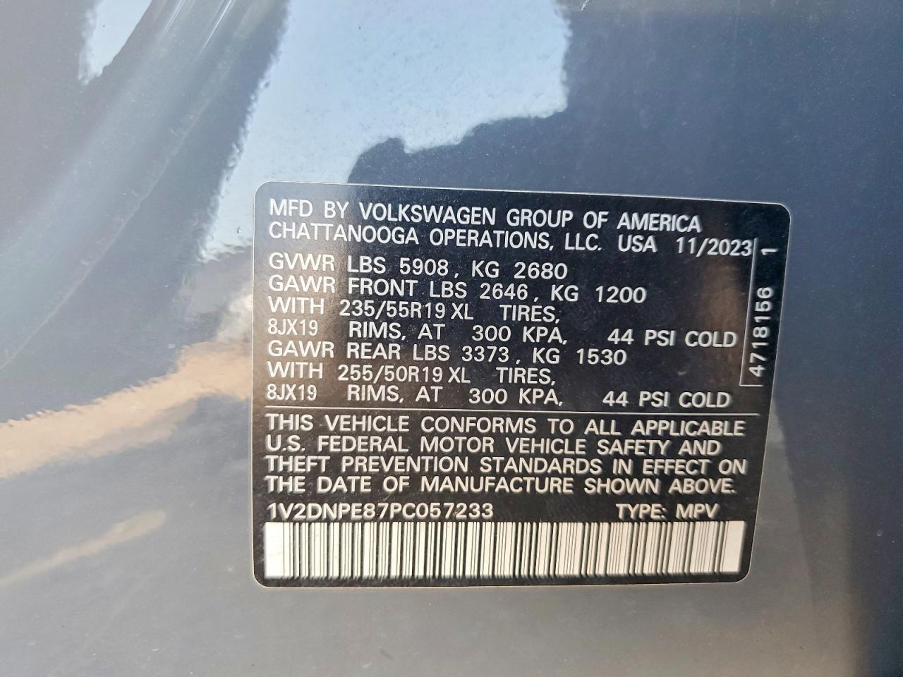 2023 VOLKSWAGEN ALL OTHER